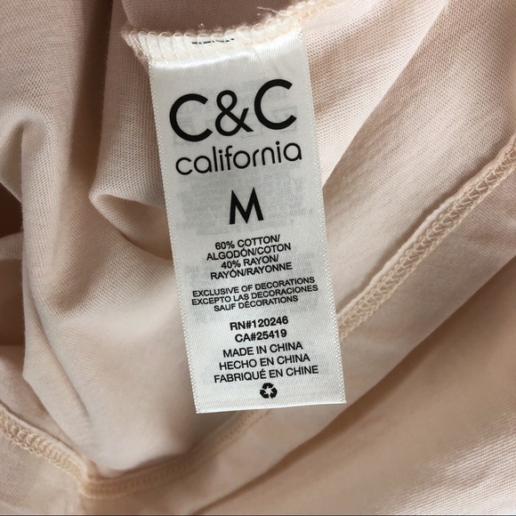 NWT C&C California "The Future is Female" Tee | Blush in Color | Size Medium - Picture 8 of 8